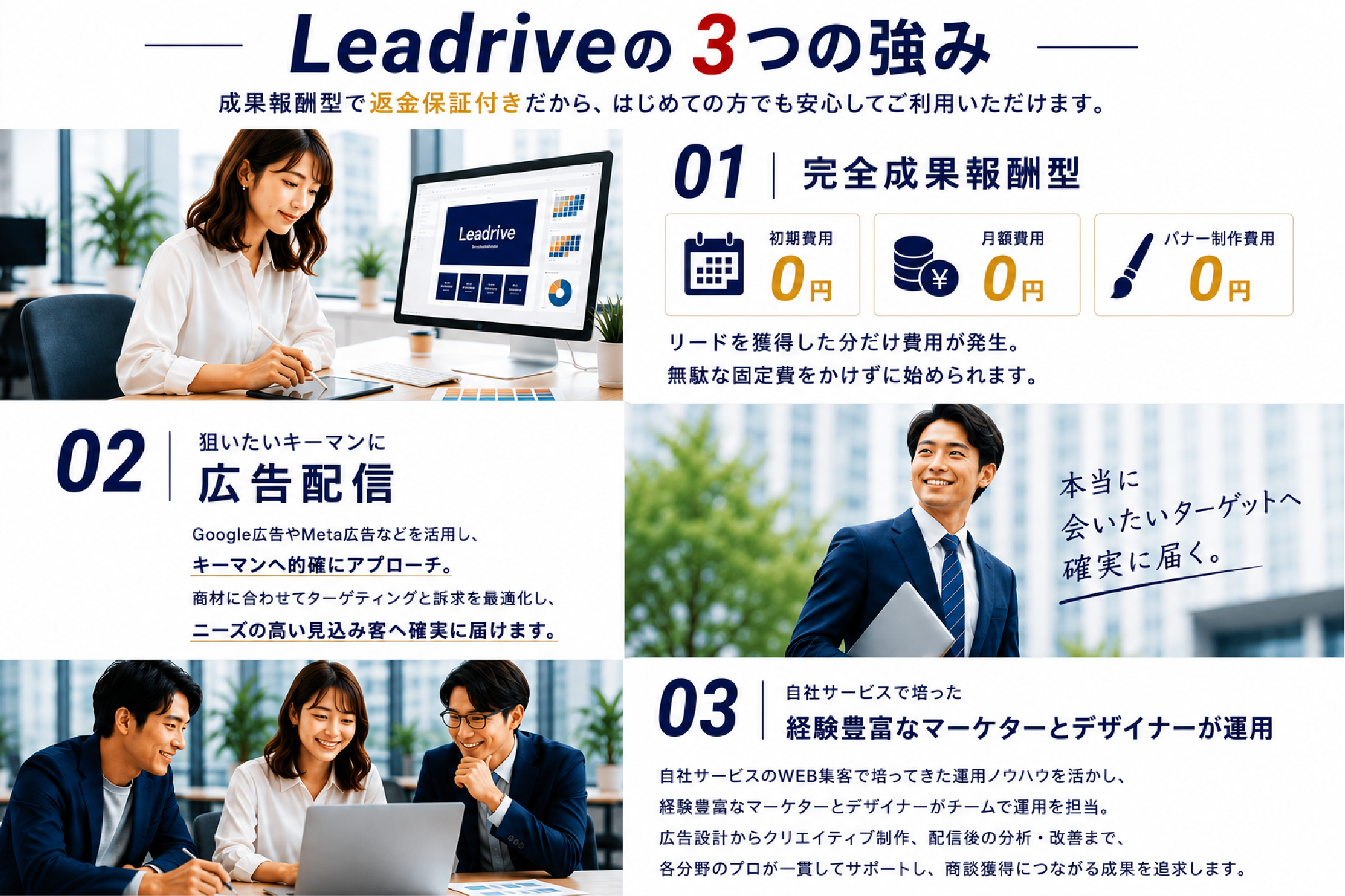 Leadrive3つの強み